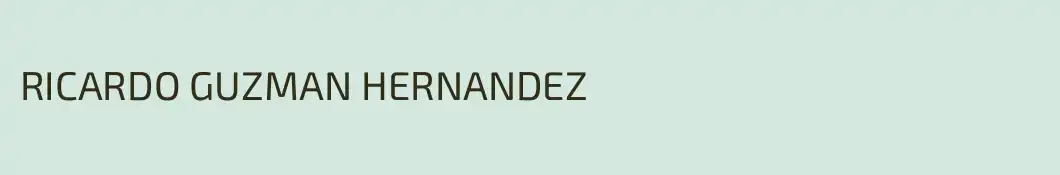 RICARDO GUZMAN HERNANDEZ
